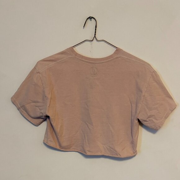 Grateful Dead Pink Womens Sz S/M (Tour 1976)Cropped Vintage Look Tee - Picture 6 of 7